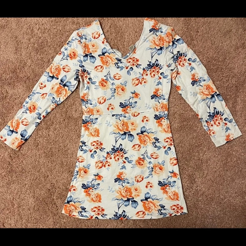 Floral dress size large